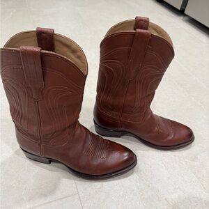 Tecovas Light Brown Leather Boots